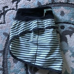 Lululemon RARE Speed shorts Mint & Charcoal